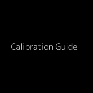 Calibration Guide
